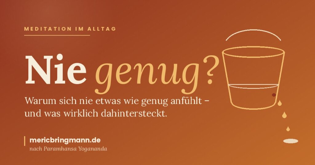 staendige Unzufriedenheit