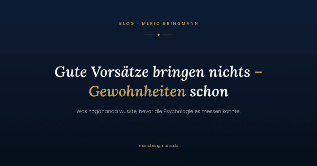 gute Gewohnheiten entwickeln
